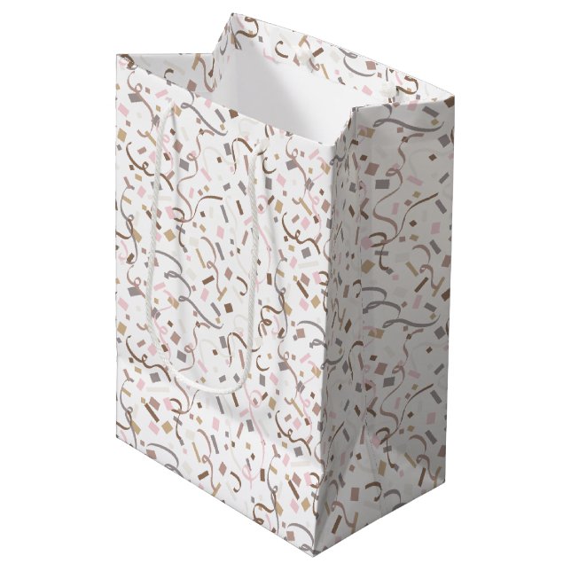 Confetti Chic (Überraschung) Mittlere Geschenktüte (Vorderseite Schrägansicht)