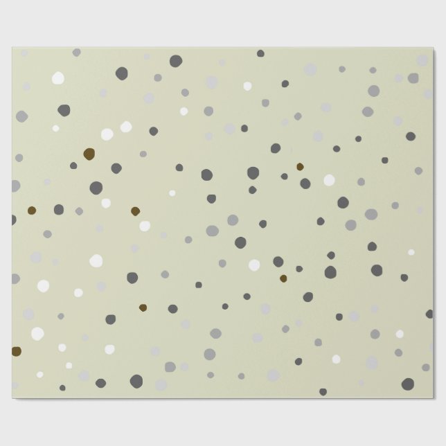 Confetti Clay in Green Geschenkpapier (Flach)