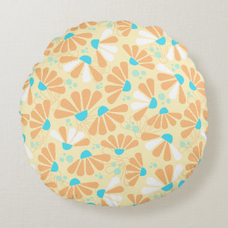 Confetti Confetti on Eggshell Rundes Kissen
