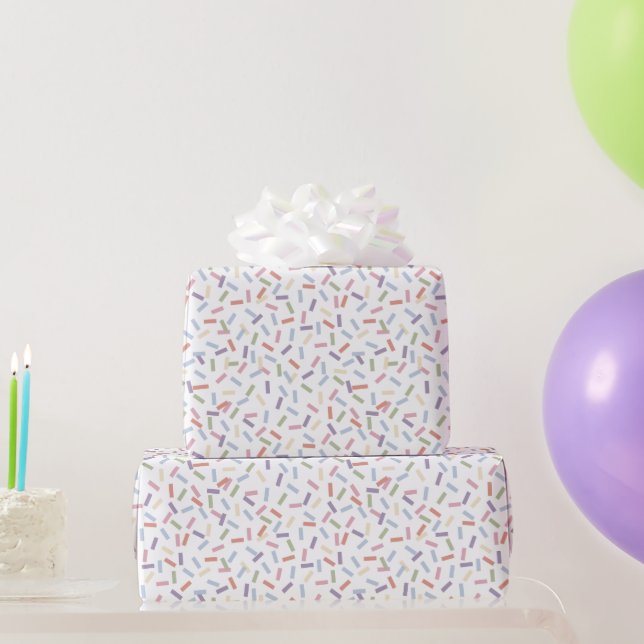 Confetti Contemporary (Sprinkles) Geschenkpapier (Partygeschenke)