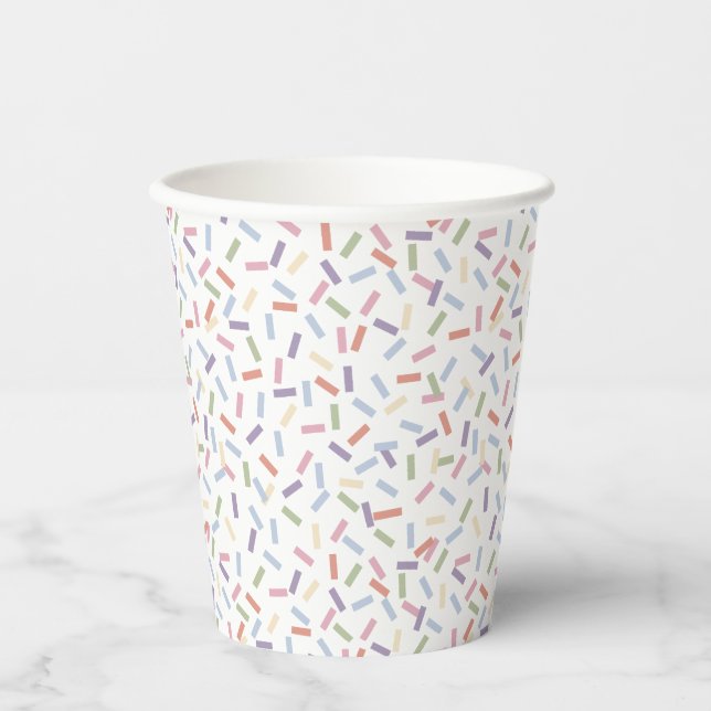 Confetti Contemporary (Sprinkles) Pappbecher (Vorderseite)