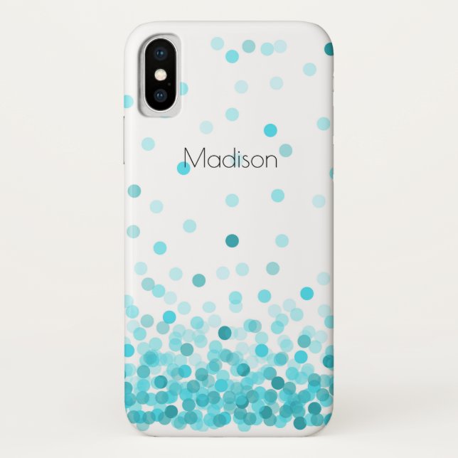 Confetti Coque-Mate à peine Il iPhone X Coque (Dos)