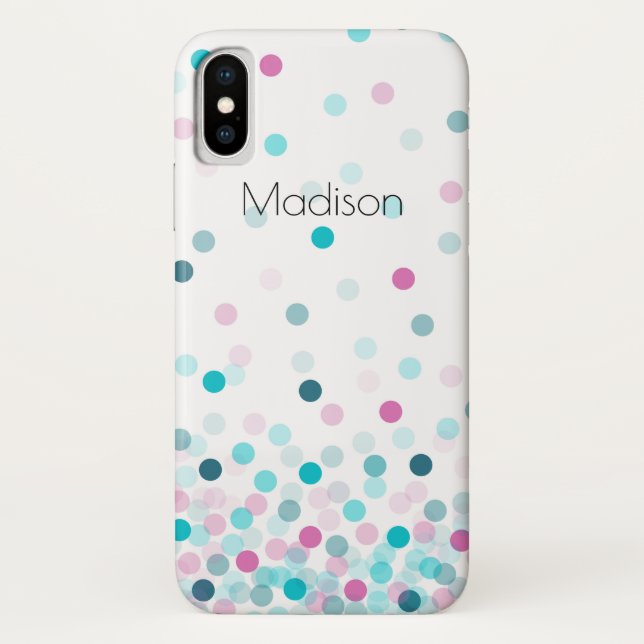 Confetti Coque-Mate à peine Il iPhone X Coque (Dos)