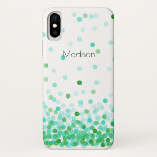 Confetti Coque-Mate à peine Il iPhone X Coque