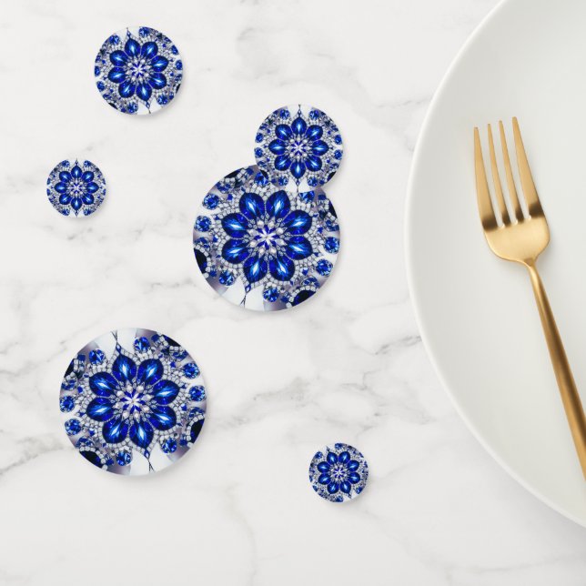 Confetti de table aux couleurs finlandaises (Groupe)