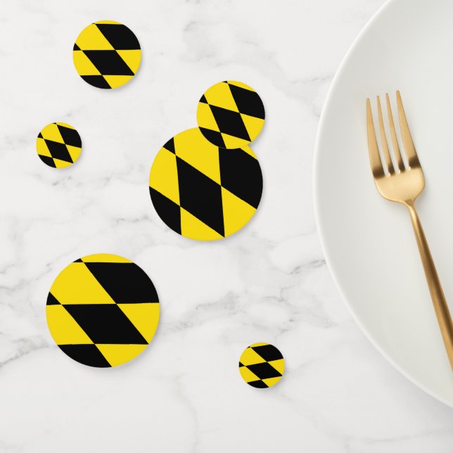 Confetti de table avec le drapeau de Munich, Baviè (Groupe)