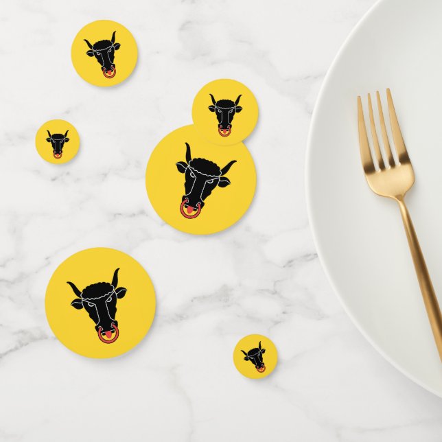 Confetti de table avec le drapeau d'Uri, Suisse (Groupe)