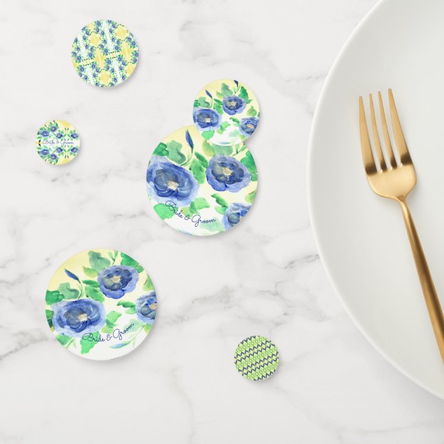 Confetti de table bleue (Groupe)