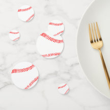 Confetti de table de base-ball personnalisable