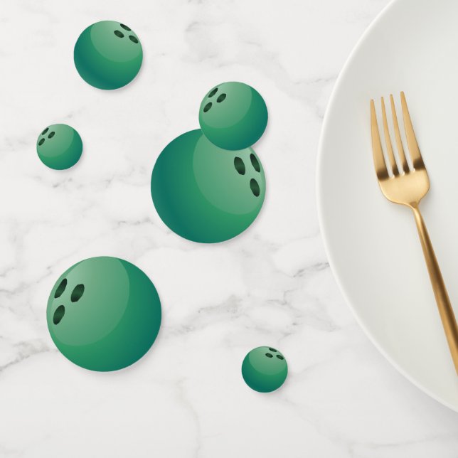 Confetti de table de conception de boule de Bowlin (Groupe)