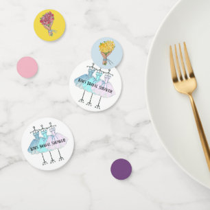 Confetti de table de Fête de l'mariée