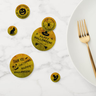 Confetti de table d'effroi hémorragique tachée de