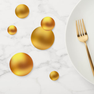 Confetti de table d'or