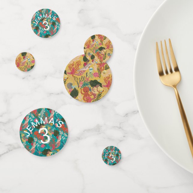 Confetti de table Ocean Party personnalisé pour en (Groupe)