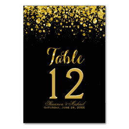 Confetti d'or | Carte de table