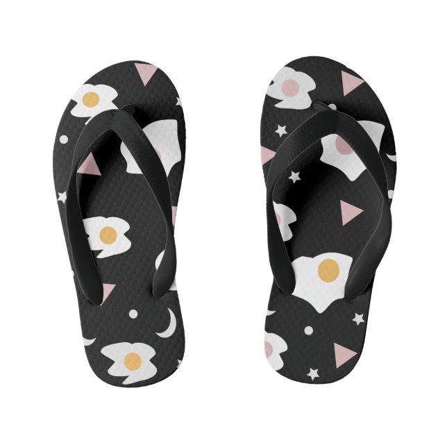 Confetti Eggs Stars Formen Kinderbadesandalen (Fußbett)