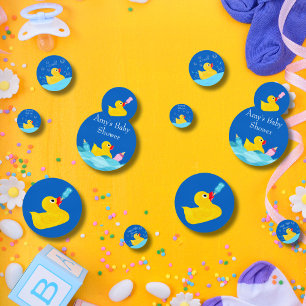 Confetti Fête de Bébé Canard en Caoutchouc Mignon