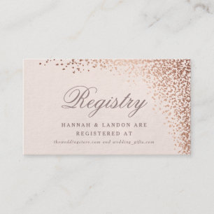 Confetti-Folie Imitate Folie Hochzeitskarte Begleitkarte