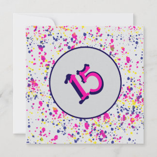 Confetti Fun Sprinkles Design 15 Einladung