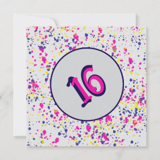 Confetti Fun Sprinkles Design 16 Einladung