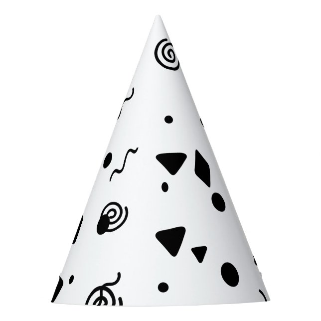 Confetti Gemustert Paper Party Hat Partyhütchen (Vorderseite)