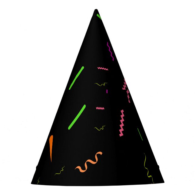 Confetti Gemustert Partyhütchen (Vorderseite)