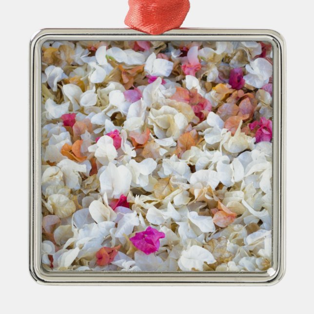 CONFETTI getrocknete Blumen Ornament Aus Metall (Vorne)