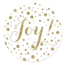 Confetti Gold Glitzer Joy Holiday Sparkle