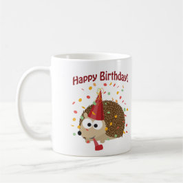 Confetti Happy Birthday Igel Kaffeetasse