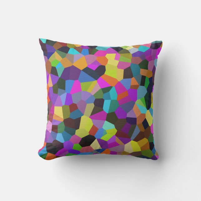 Confetti in Jewel Tones Kissen (Vorderseite)