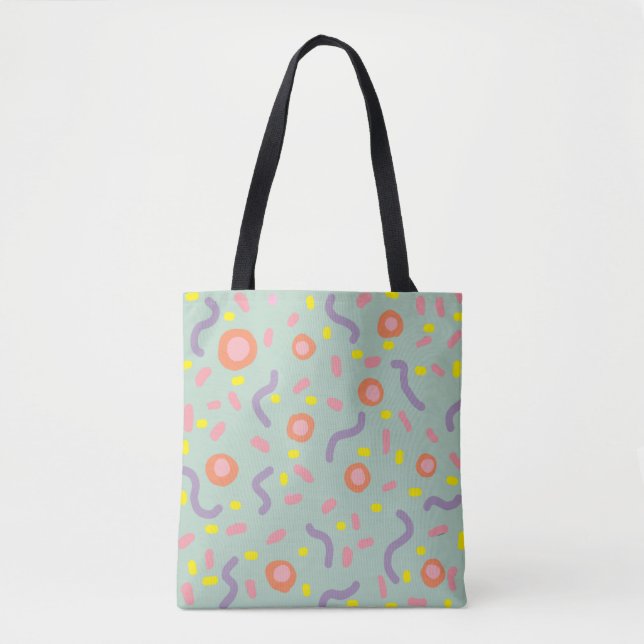 Confetti Joy Lines and Dots Tasche (Vorderseite)