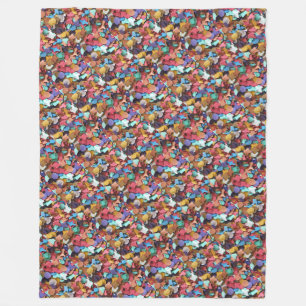 Confetti Karneval Party Bunte Papierstücke Stücke Fleecedecke