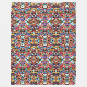 Confetti Karneval Party Farbiges Papiermuster Fleecedecke