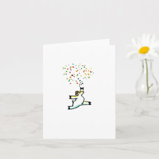 "Confetti", leere Grußkarte Karte