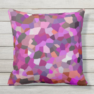 Confetti Magenta Mind Kissen Für Draußen