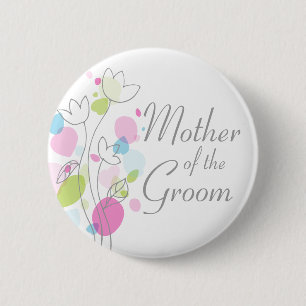 Confetti-Mutter des Button