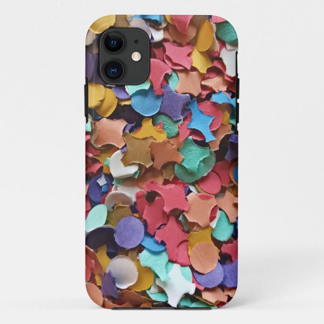 Confetti Party Karneval Farbiges Papier Funny Funn Case-Mate iPhone Hülle (Rückseite)