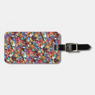 Confetti Party Karneval Farbiges Papier Funny Funn Gepäckanhänger