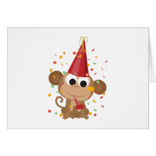 Confetti Party Monkey