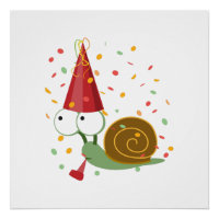 Confetti Party Snail