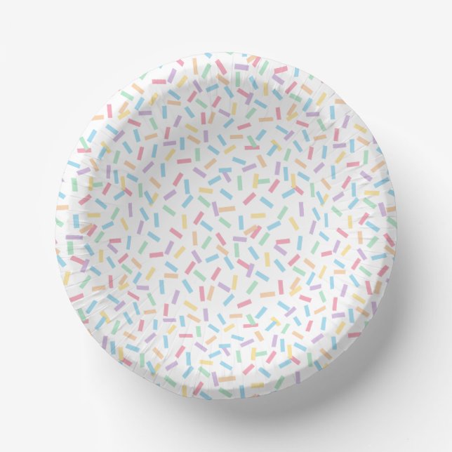 Confetti Pastels (Sprinklen) Pappteller (Vorderseite)