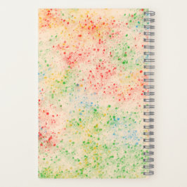 Confetti Pattern Notebook Notizbuch