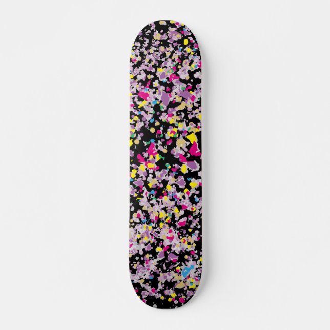 Confetti Pattern Skateboard (Vorne)