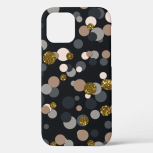 Confetti Peach, Maple, Grau und Gold Glitzer Case-Mate iPhone Hülle