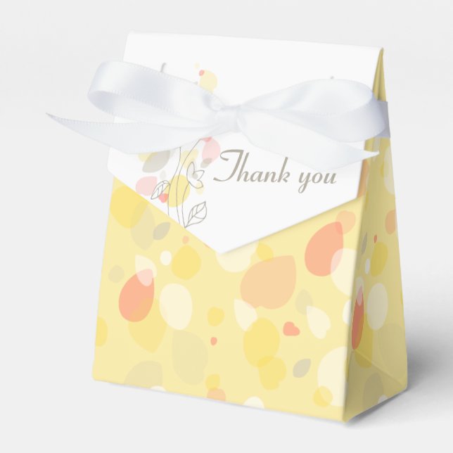 Confetti petal Blume danke Ihnen Gastgeschenk Hoch Geschenkschachtel (Vorderseite)