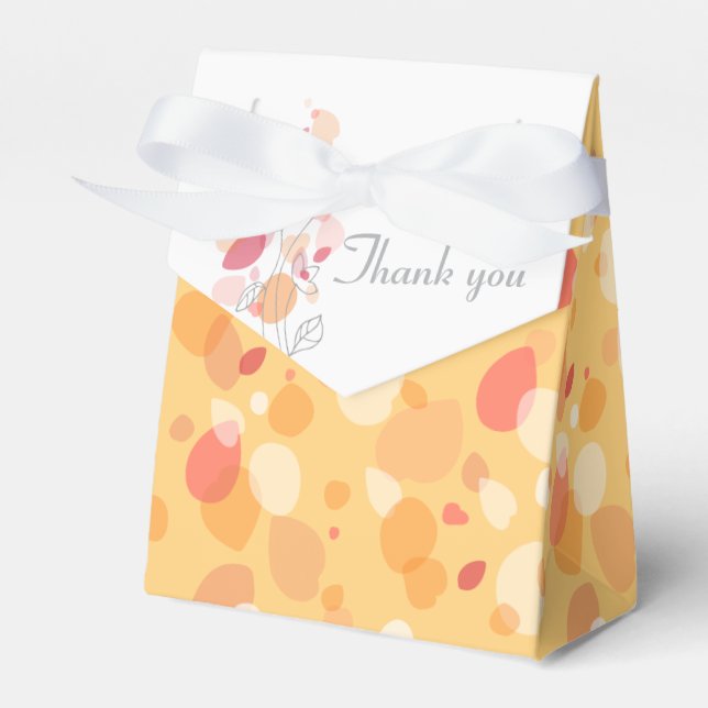 Confetti petal Blume danke Ihnen Gastgeschenk Hoch Geschenkschachtel (Vorderseite)