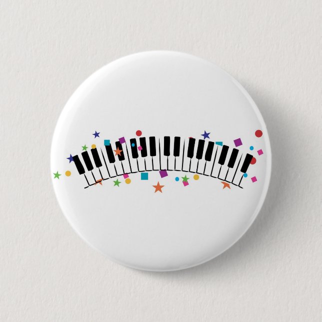 Confetti Piano Button (Vorderseite)