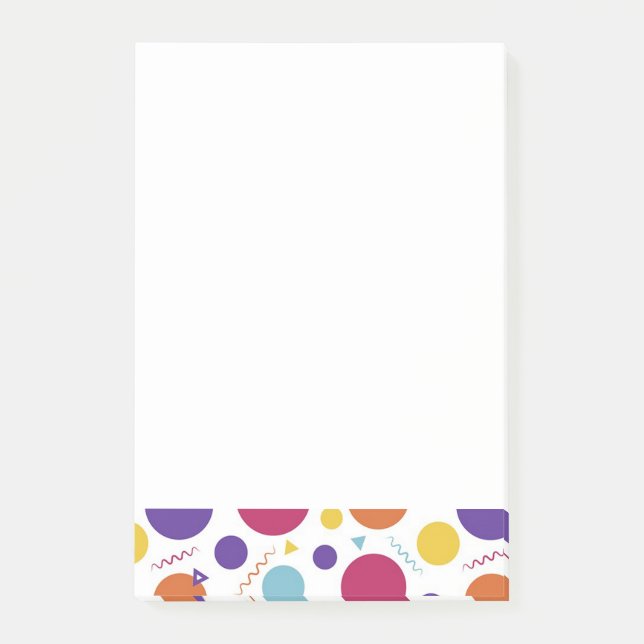 Confetti Post-it Klebezettel (Vorderseite)