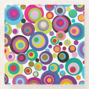 Confetti-Punkte Glasuntersetzer