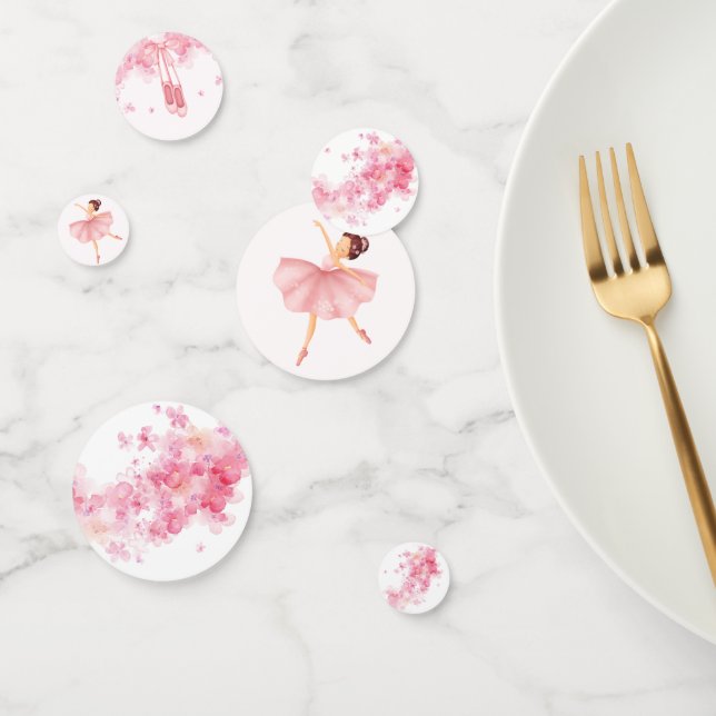 Confetti rose Ballerina (Groupe)